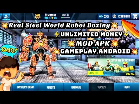 steel robot boxing mod apk|real steel unlimited money apk.